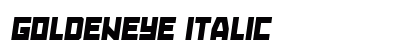 Goldeneye Italic preview