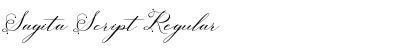 Download Sagita Script Font
