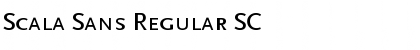Scala Sans Regular SC Font