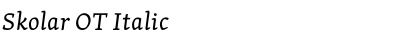 Skolar OT Font