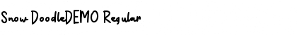 Snow DoodleDEMO Font