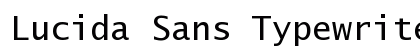 Lucida Sans Typewriter Regular Preview