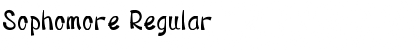 Sophomore Font