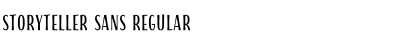 Storyteller Sans Regular Font