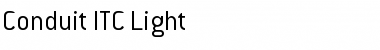 Conduit ITC Light Font