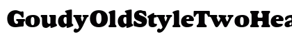 GoudyOldStyleTwoHeavy Regular preview
