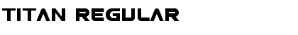 TITAN Regular Font