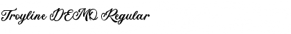 Troyline DEMO Font