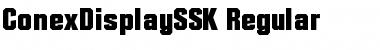 Download ConexDisplaySSK Font