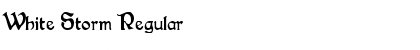 Download White Storm Font Download White Storm Font