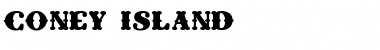 Coney Island Regular Font