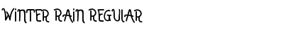 Download Winter Rain Font Download Winter Rain Font