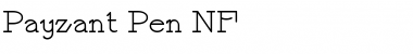 Payzant Pen NF Regular Font