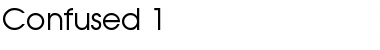 Download Confused 1 Font Download Confused 1 Font