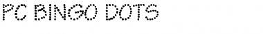 PC Bingo Dots Regular Font