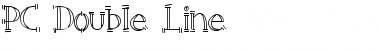 PC Double Line Regular Font