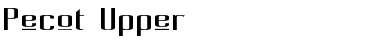 Download Pecot Upper Font