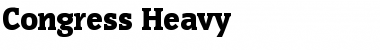 Congress-Heavy Regular Font