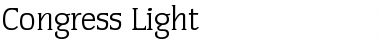 Congress-Light Font