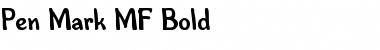 Pen Mark MF Bold Font