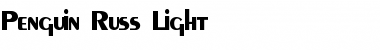 Penguin Russ Light Font