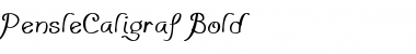 PensleCaligraf Bold Font