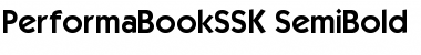 PerformaBookSSK Font