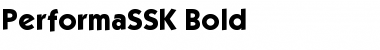 PerformaSSK Bold Font