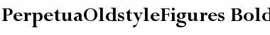 PerpetuaOldstyleFigures Bold Font