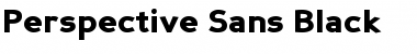 Download Perspective Sans Black Font