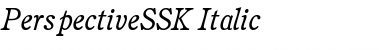 PerspectiveSSK Font