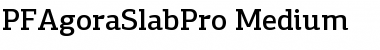 PF Agora Slab Pro Font