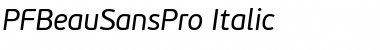 PF BeauSans Pro Font