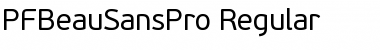 PF BeauSans Pro Font