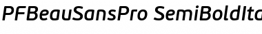 PF BeauSans Pro Font