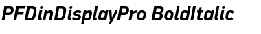 PF DinDisplay Pro Font