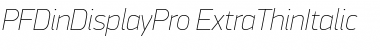 PF DinDisplay Pro Font