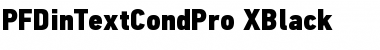 PF Din Text Cond Pro Font