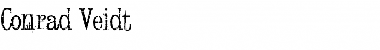 Download Conrad Veidt Font Download Conrad Veidt Font