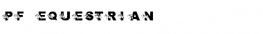 pf_equestrian Font