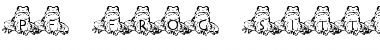 pf_frog_sitting Regular Font pf_frog_sitting Regular Font
