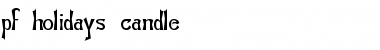 pf_holidays_candle Font