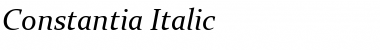 Constantia Italic Font