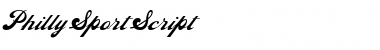 Philly Sport Script Regular Font