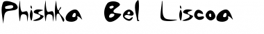 Phishka Bel Liscoa Regular Font