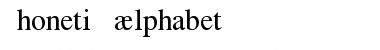 Download Phonetic-Alphabet Font