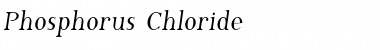 Phosphorus Chloride Font