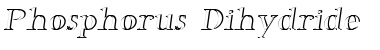 Phosphorus Dihydride Font