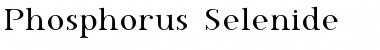 Phosphorus Selenide Font