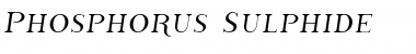 Phosphorus Sulphide Regular Font